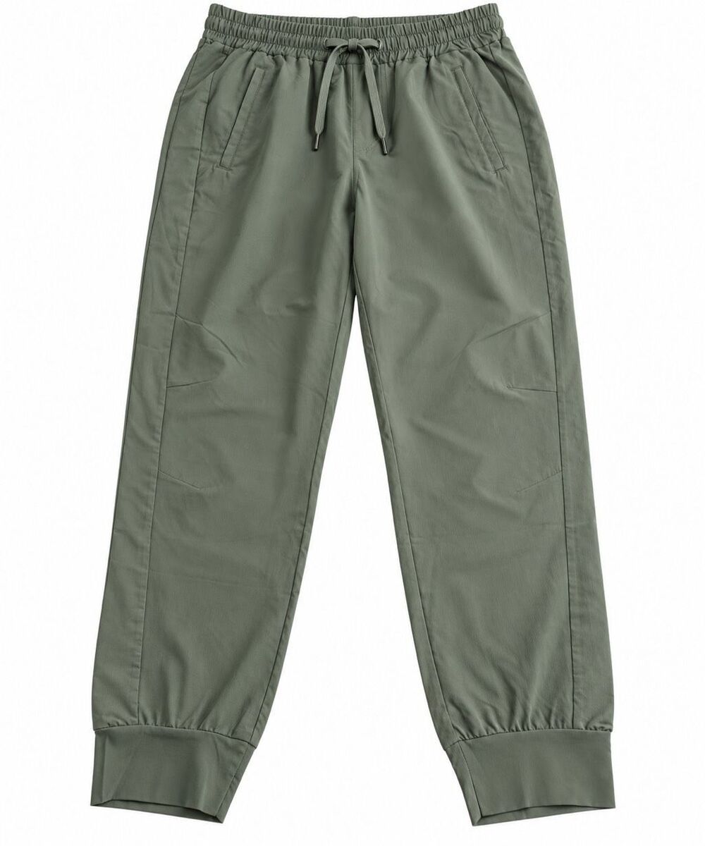 NWT Quince Olive Green Drawstring Waist Tapered Jogger Pants Women’s Size Large